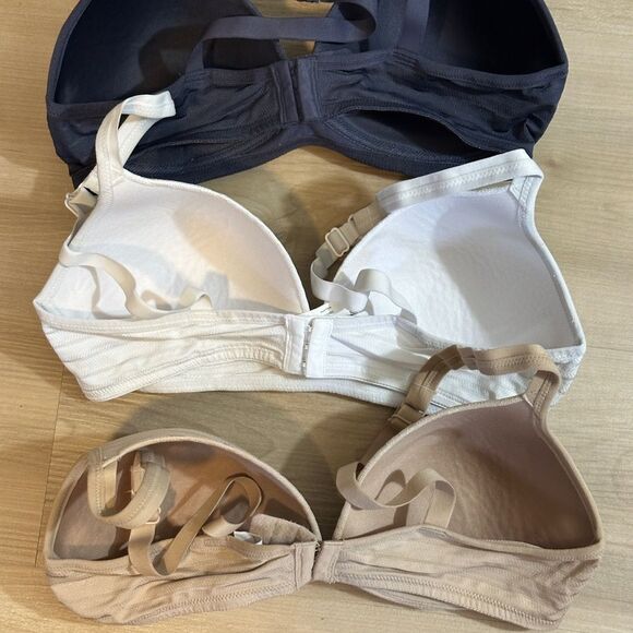 Warners Set of 3 Softcup No Underwire TShirt Bra Size 36C Style 1020‎ - Picture 4 of 8